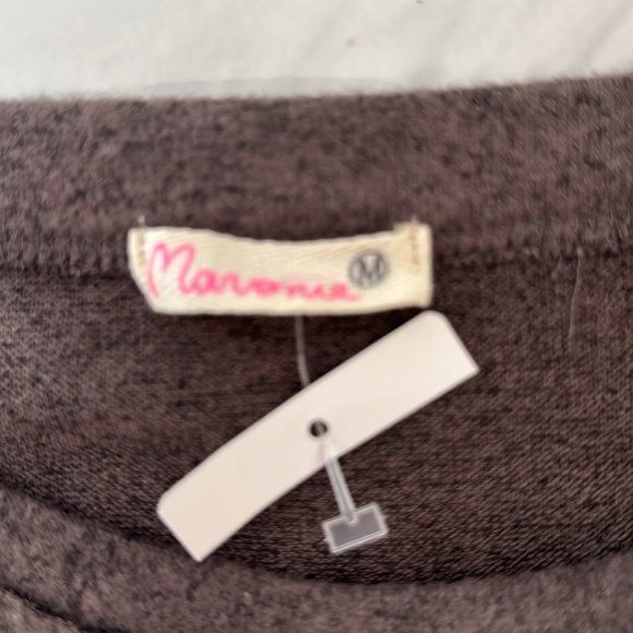 NWOT MARONIE Chic Brown Leopard Print Top - Picture 6 of 6